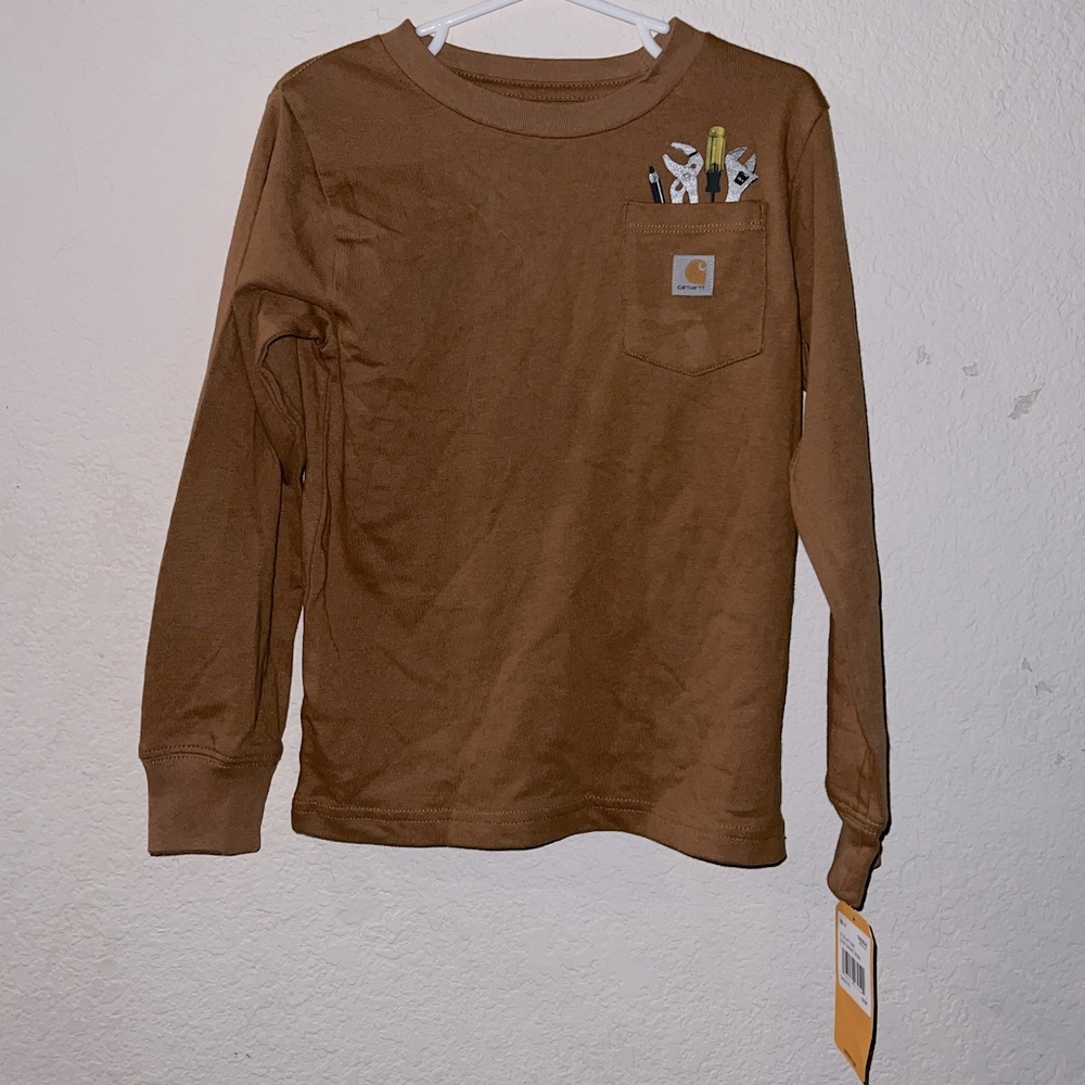 Toddler Boys Carhartt long sleeve tshirt. Size 4T NWT